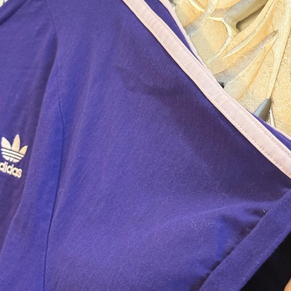 Adidas Men's Purple Short Sleeve Tee - Picture 4 of 6